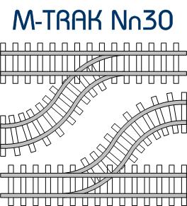 MTRAK Siding Turnout Nn30 Track