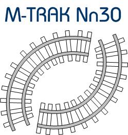 MTRAK 90 Degree Curve Nn30 Track