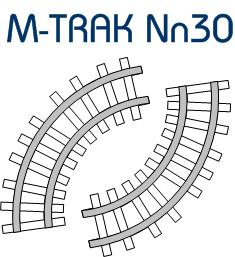 MTRAK 45 Degree Curve Nn30 Track