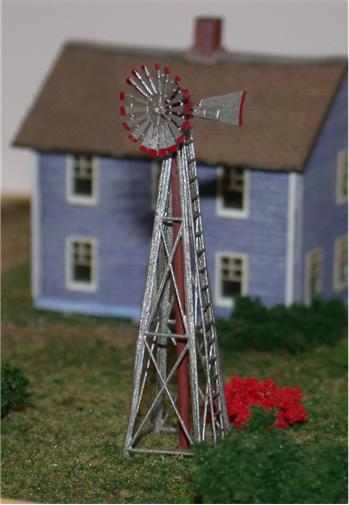 American Windmill Etched Brass Kit - Z Scale