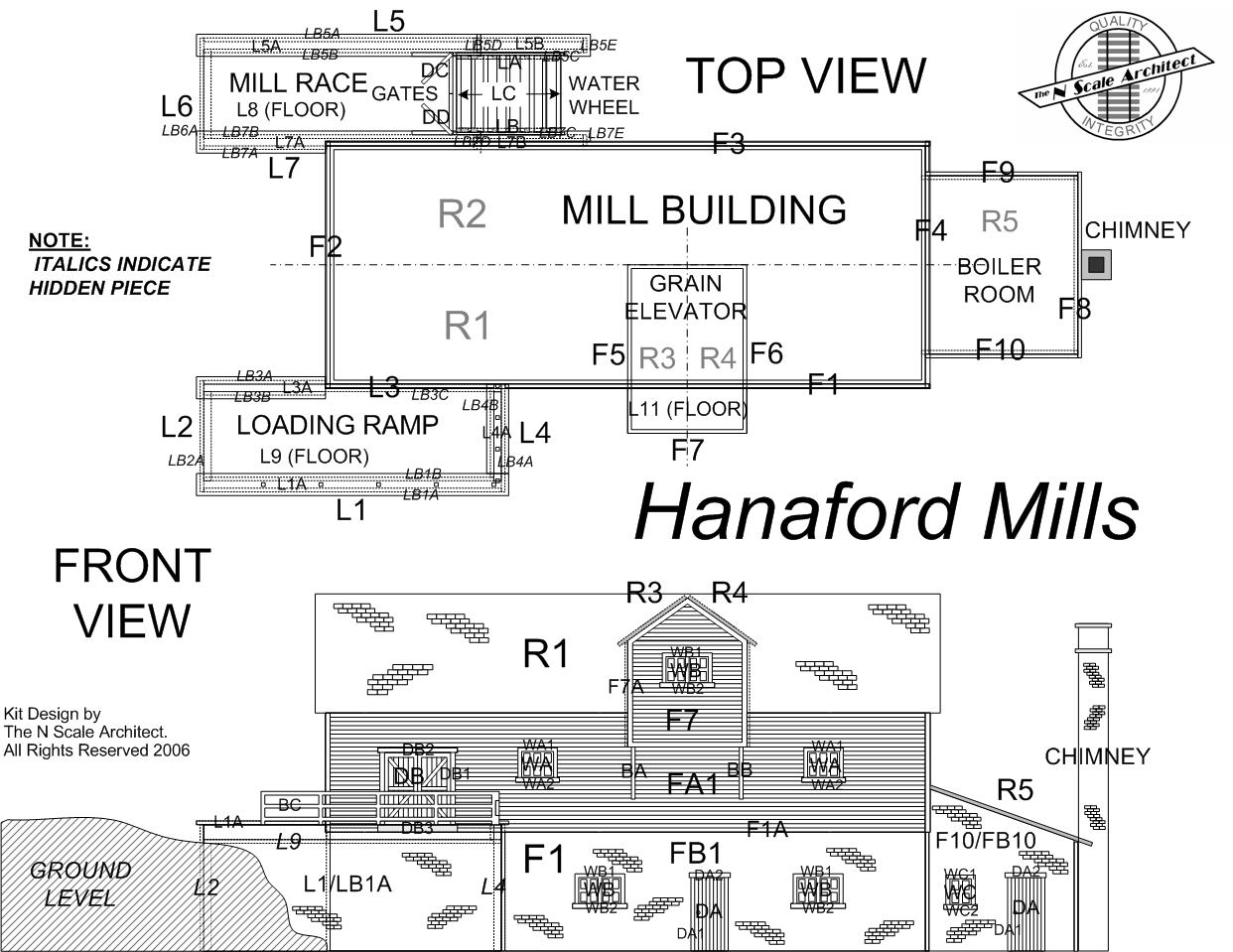 Hanaford Mills - Floor Plan View