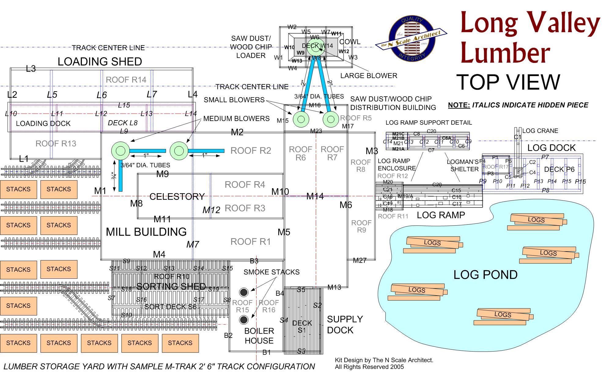 Long Valley Lumber - Floor Plan View