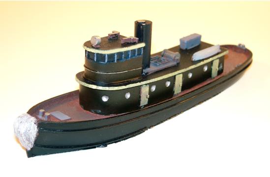 Diesel Tug Boat Kit - Front View