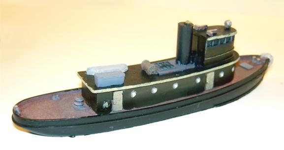 Diesel Tug Boat Kit - Rear View