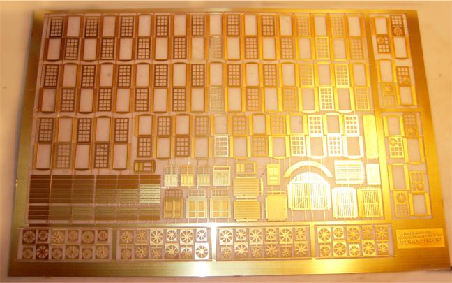 Wall Panel System - HO Etched Brass Sheet