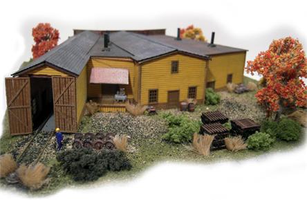 Conway Roundhouse Model - Rear Right View