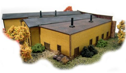 Conway Roundhouse Model - Rear Left View