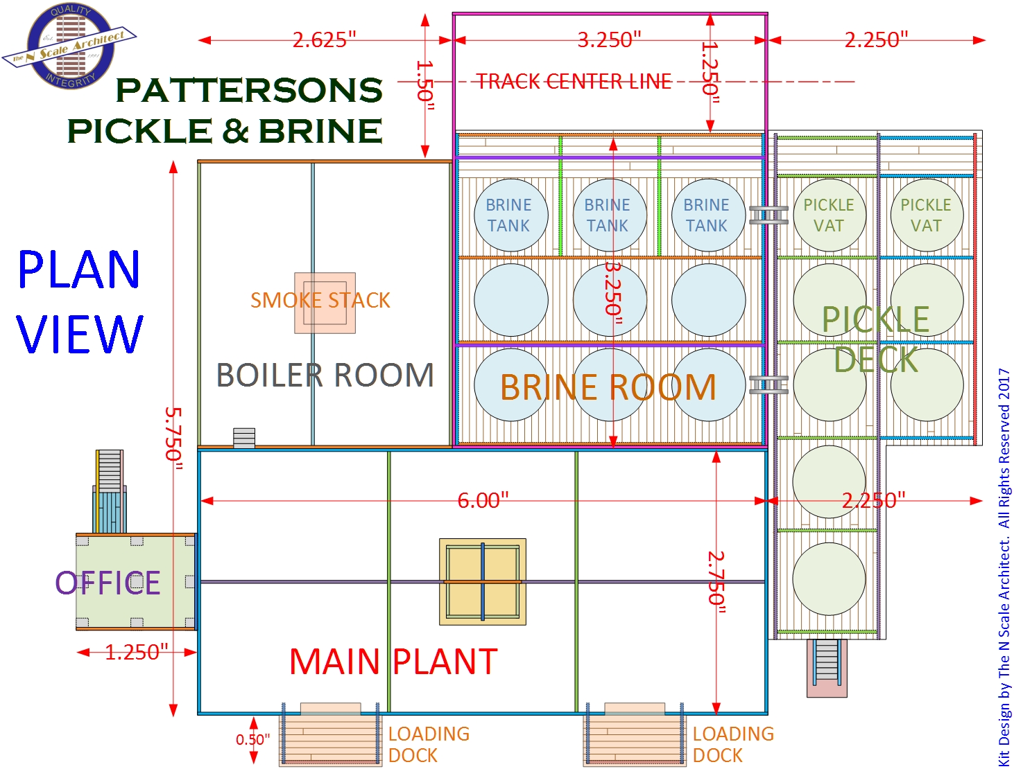 Pattersons Pickle & Brine Kit - Plan View
