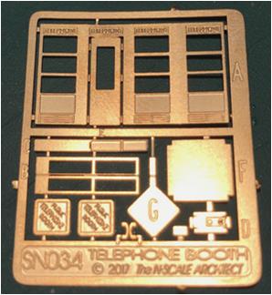 US Telephone Booth - Etch Layout