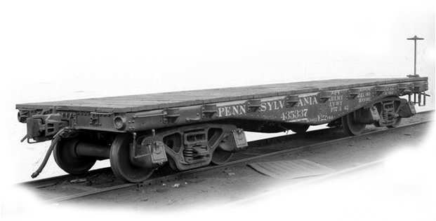 Pennsylvania Railroad (PRR) F22 Flatcar - Prototype