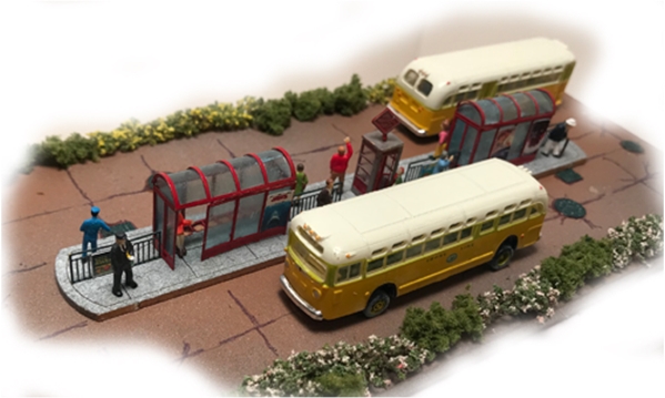 Trackside Series – Bus Stop Left View