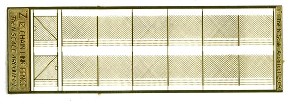 12' Security Fence w/Gates, Barbed Wire & Posts - 140 Z-Scale Feet