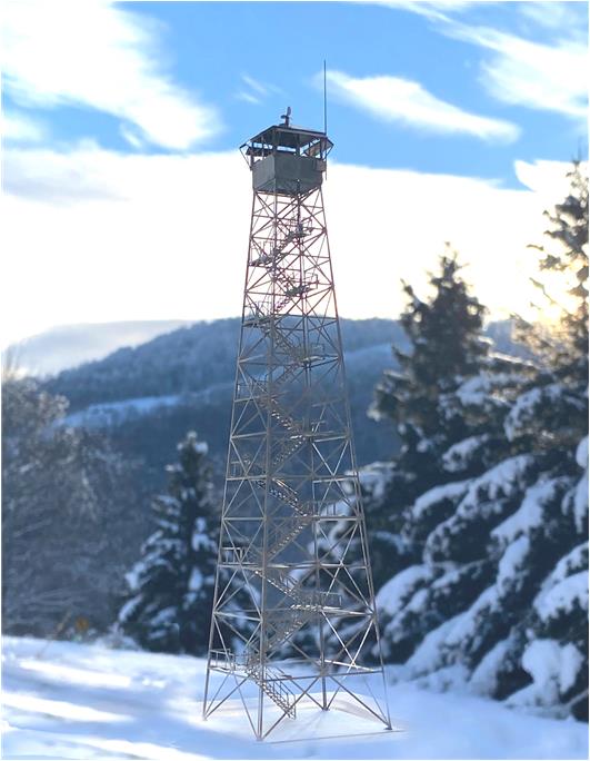 Fire Tower Model - Scenic