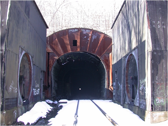 Barnesville Tunnel N-Scale Kit - Prototype Photo