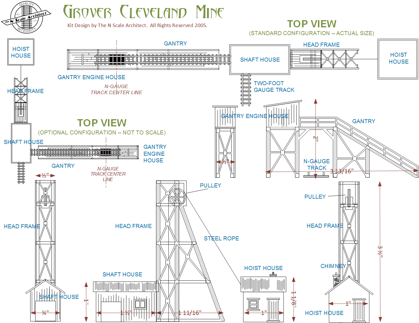 Grover Cleveland Mine - Dimensions & Floor Plans