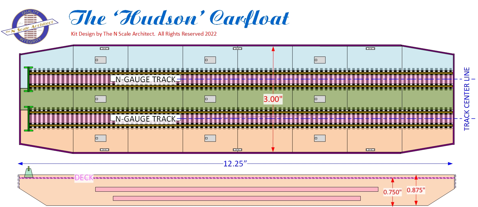 The Hudson Carfloat - DIAGRAMS